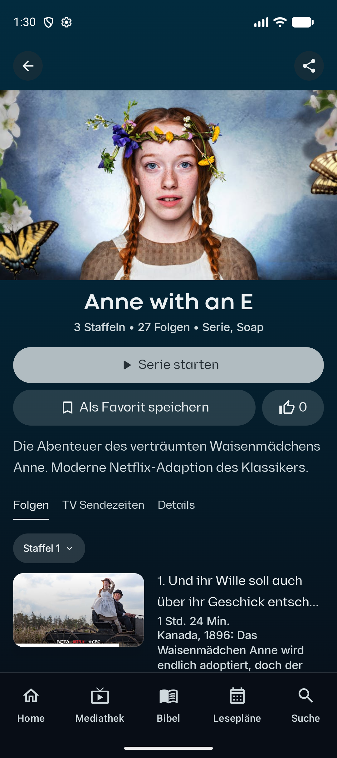 DetailSeries · Mobile · Dark Mode