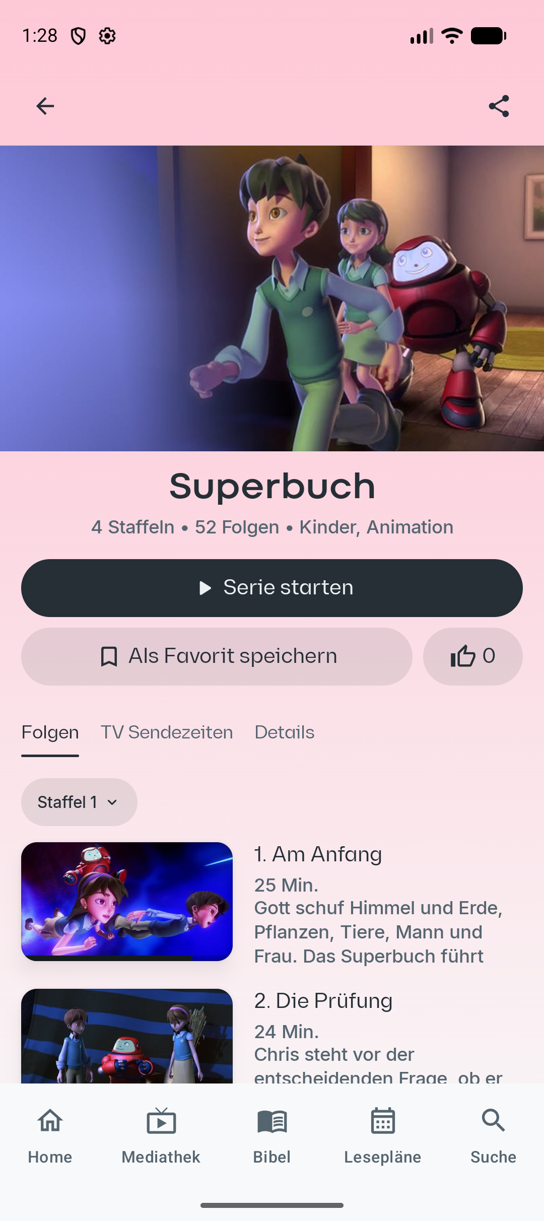 DetailSeries · Mobile · Light Mode